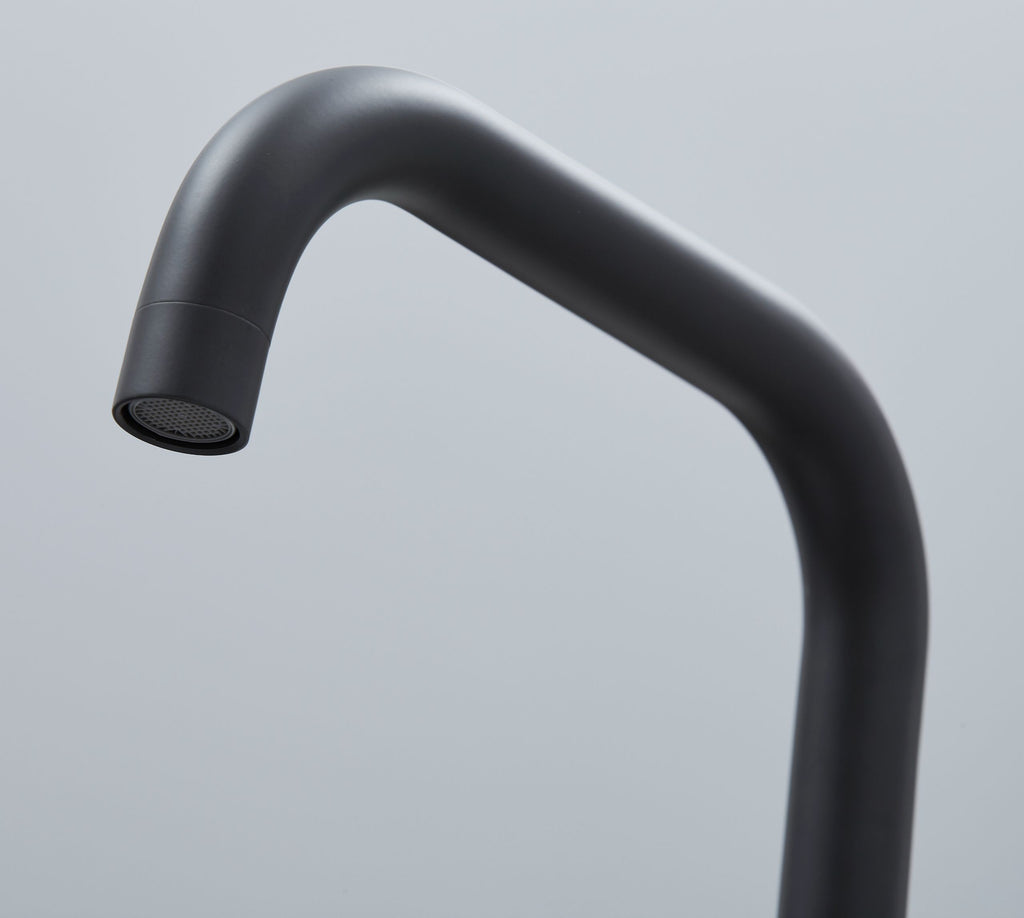 Elera D Single Lever D Shaped Mono Bloc Tap - Matt Black