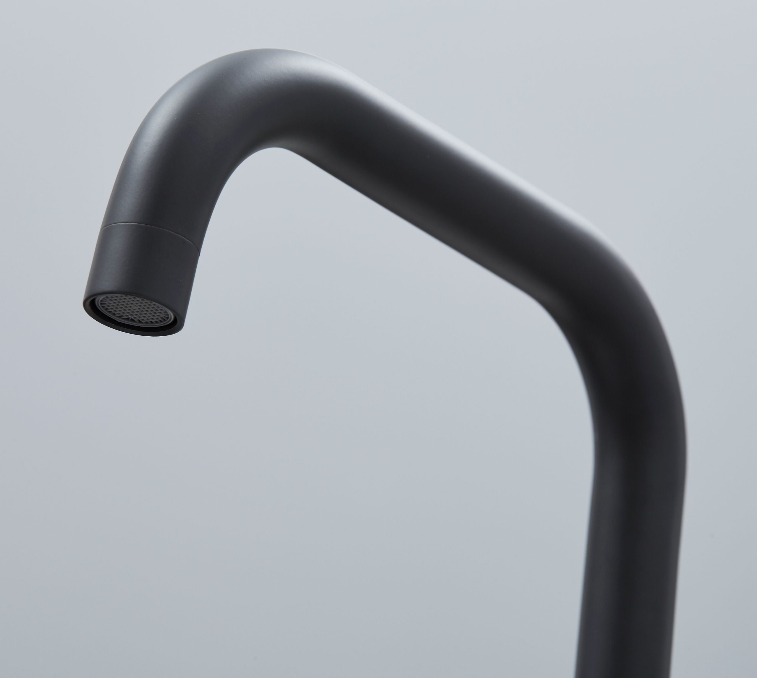 Elera D Single Lever D Shaped Mono Bloc Tap - Matt Black