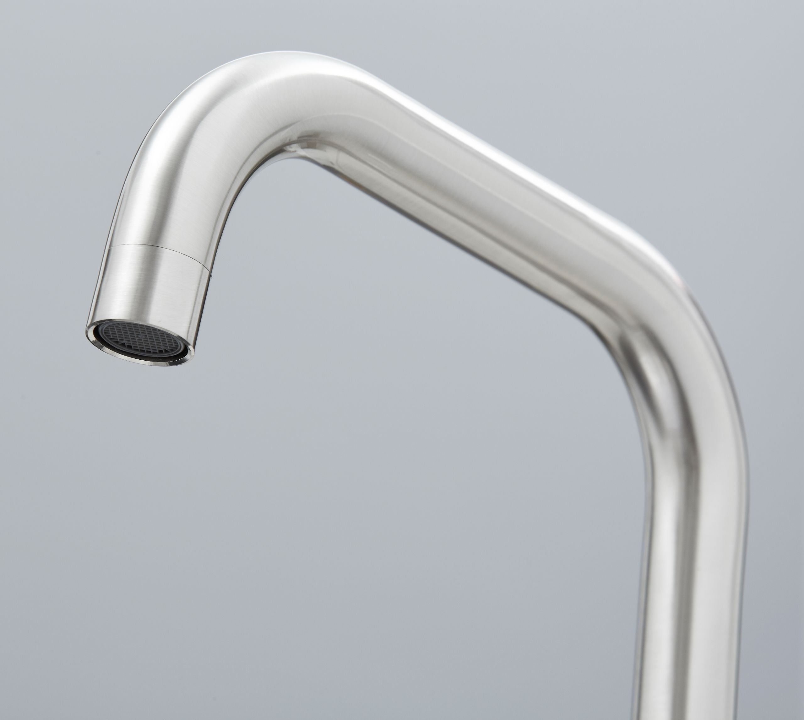 Elera D Single Lever D Shaped Mono Bloc Tap - Brushed Nickel