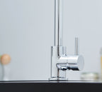 Elera D Single Lever D Shaped Mono Bloc Tap - Chrome