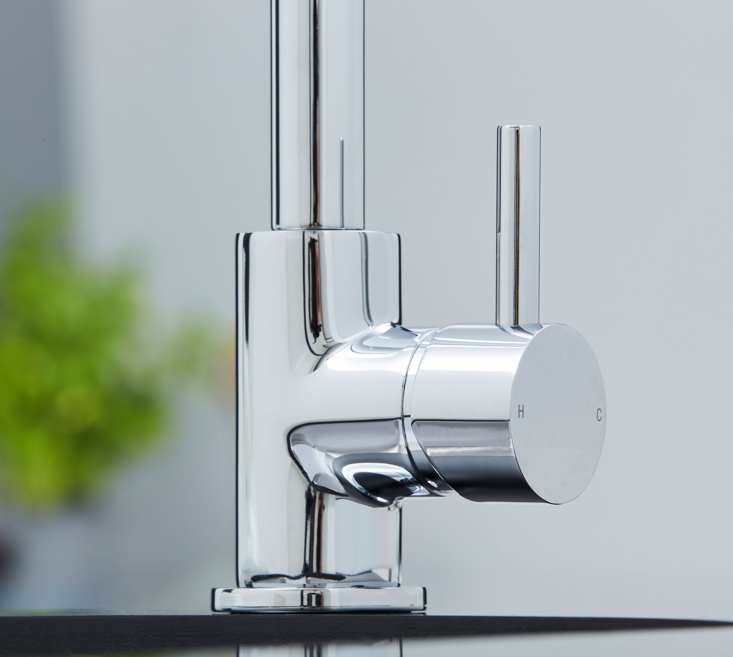 Elera D Single Lever D Shaped Mono Bloc Tap - Chrome