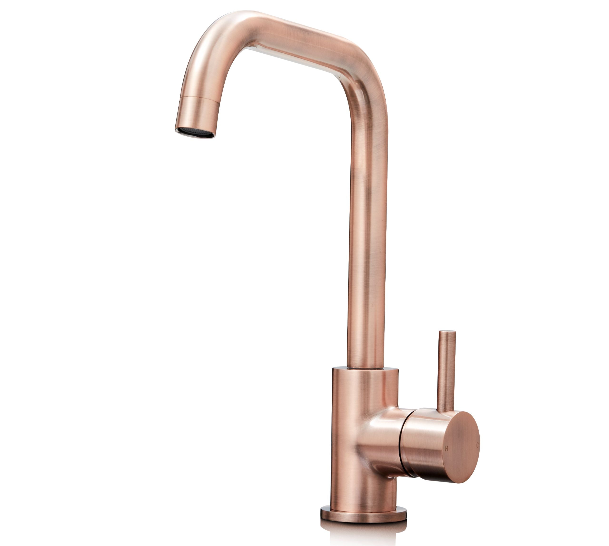 Elera D Single Lever D Shaped Mono Bloc Tap - Copper