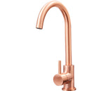 Elera Single Lever Swan Neck Mono Bloc Tap - Copper