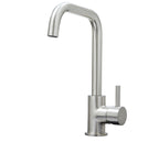 Elera D Single Lever D Shaped Mono Bloc Tap - Brushed Nickel