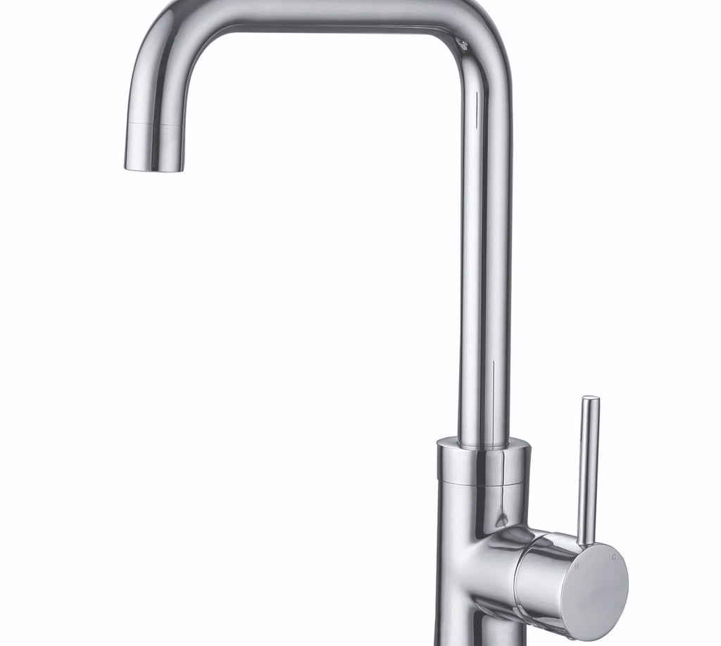 Elera D Single Lever D Shaped Mono Bloc Tap - Chrome