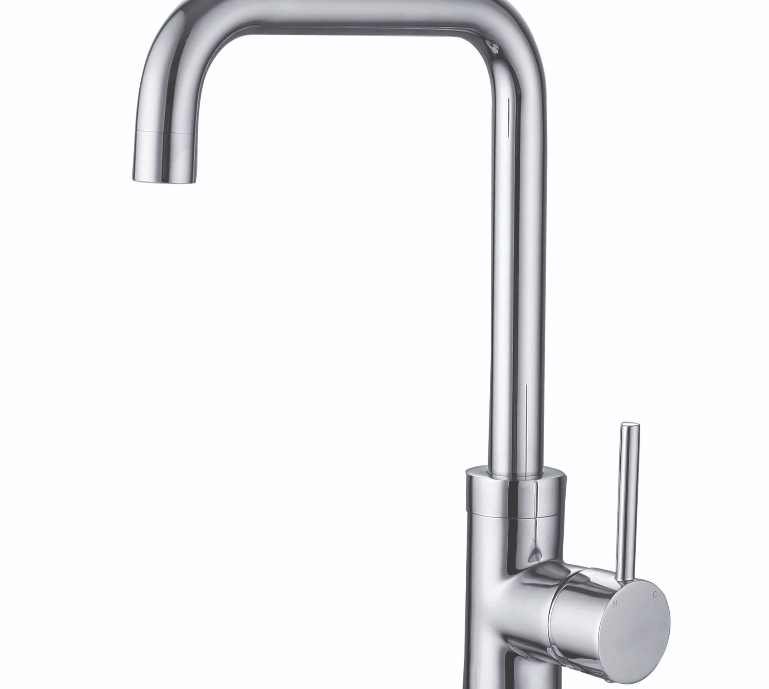 Elera D Single Lever D Shaped Mono Bloc Tap - Chrome