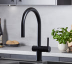 Rievaulx Pull Out Tap - Matt Black
