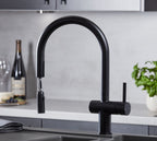 Rievaulx Pull Out Tap - Matt Black