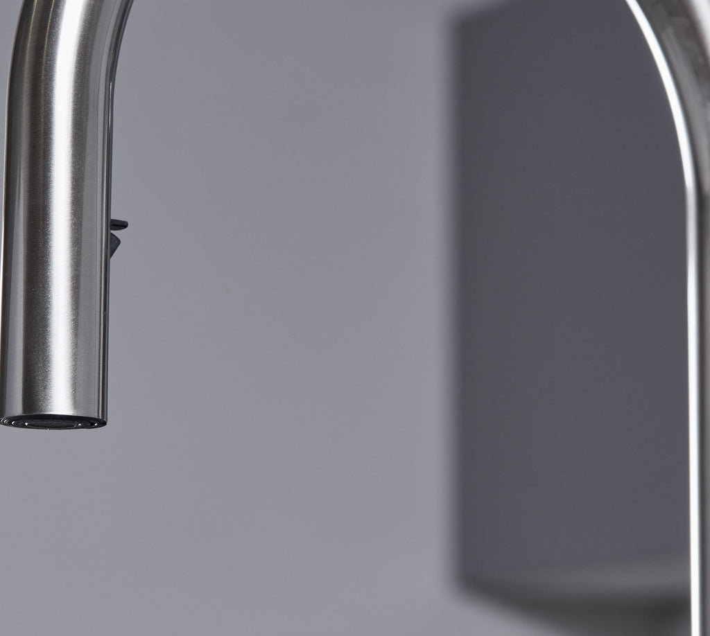 Rievaulx Pull Out Tap - Brushed Nickel