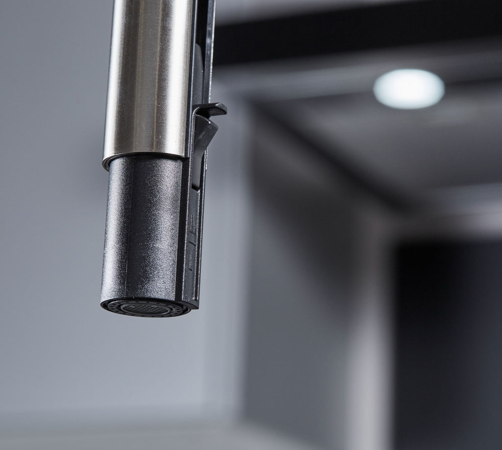 Rievaulx Pull Out Tap - Brushed Nickel