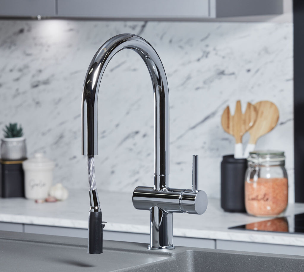 Rievaulx Pull out Tap - Chrome