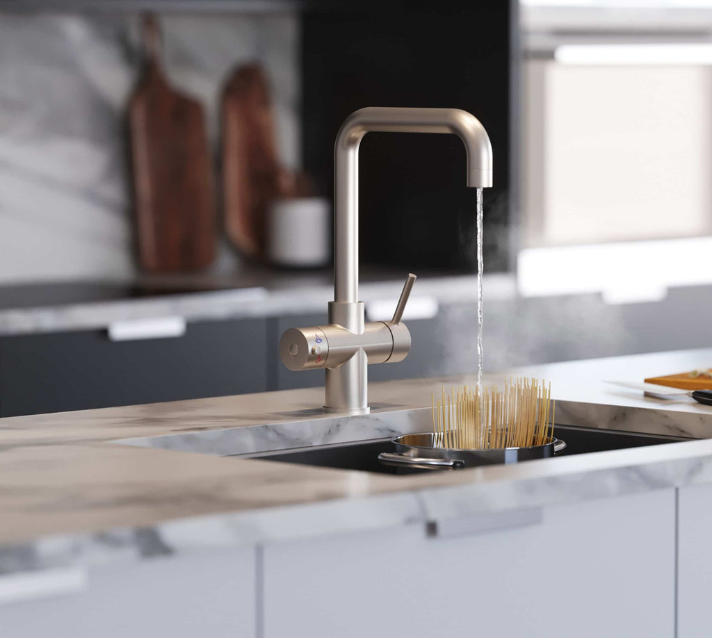 Athena 3-in-1: D-Shape - Brushed Nickel