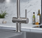 Ingleton L Shaped Single Lever Handle Pull Out - Brushed Nickel