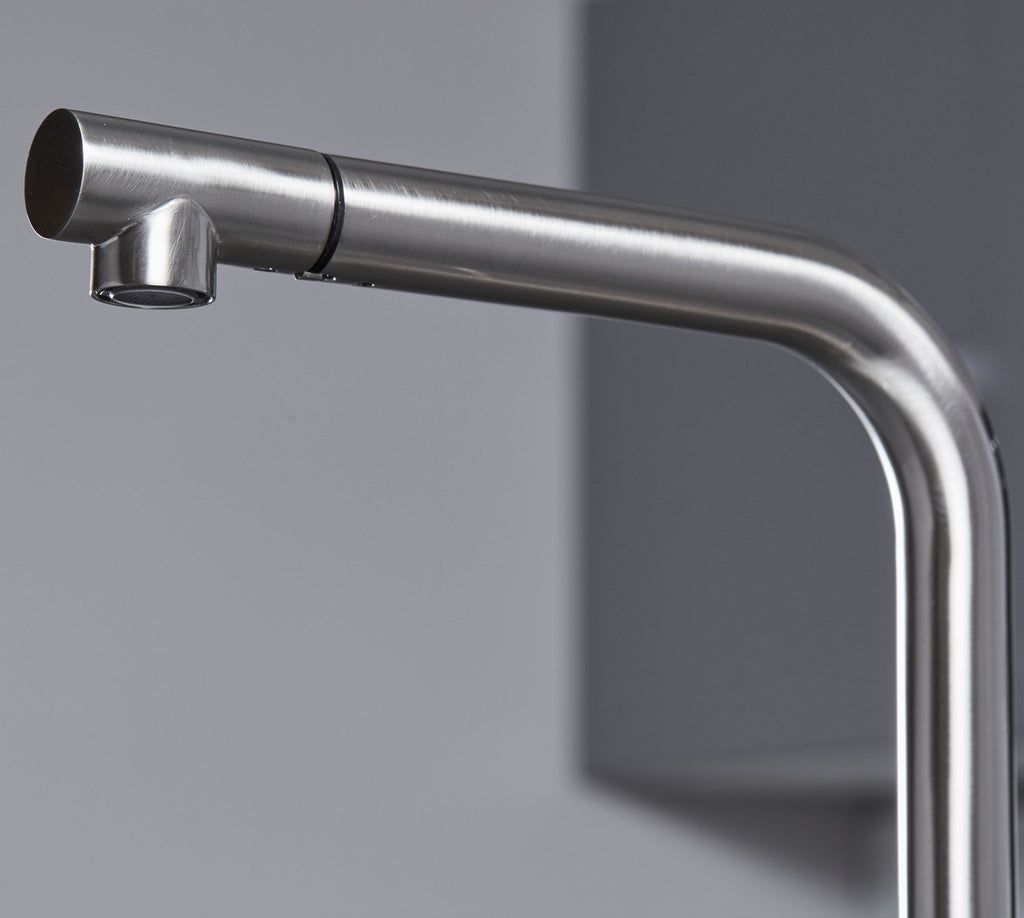 Ingleton L Shaped Single Lever Handle Pull Out - Brushed Nickel