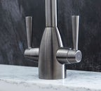 Richmond Twin Lever Mono Bloc Tap - Gun Metal