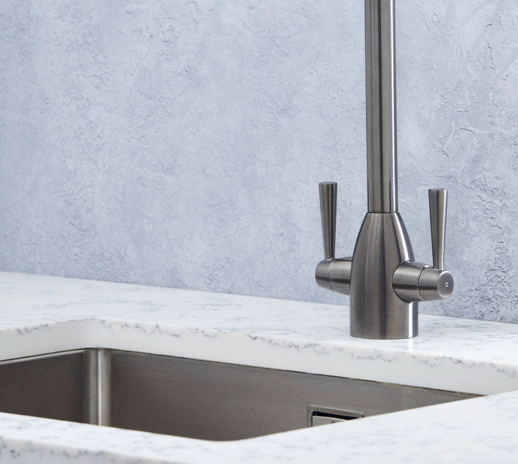 Richmond Twin Lever Mono Bloc Tap - Gun Metal