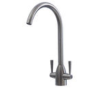 Richmond Twin Lever Mono Bloc Tap - Gun Metal