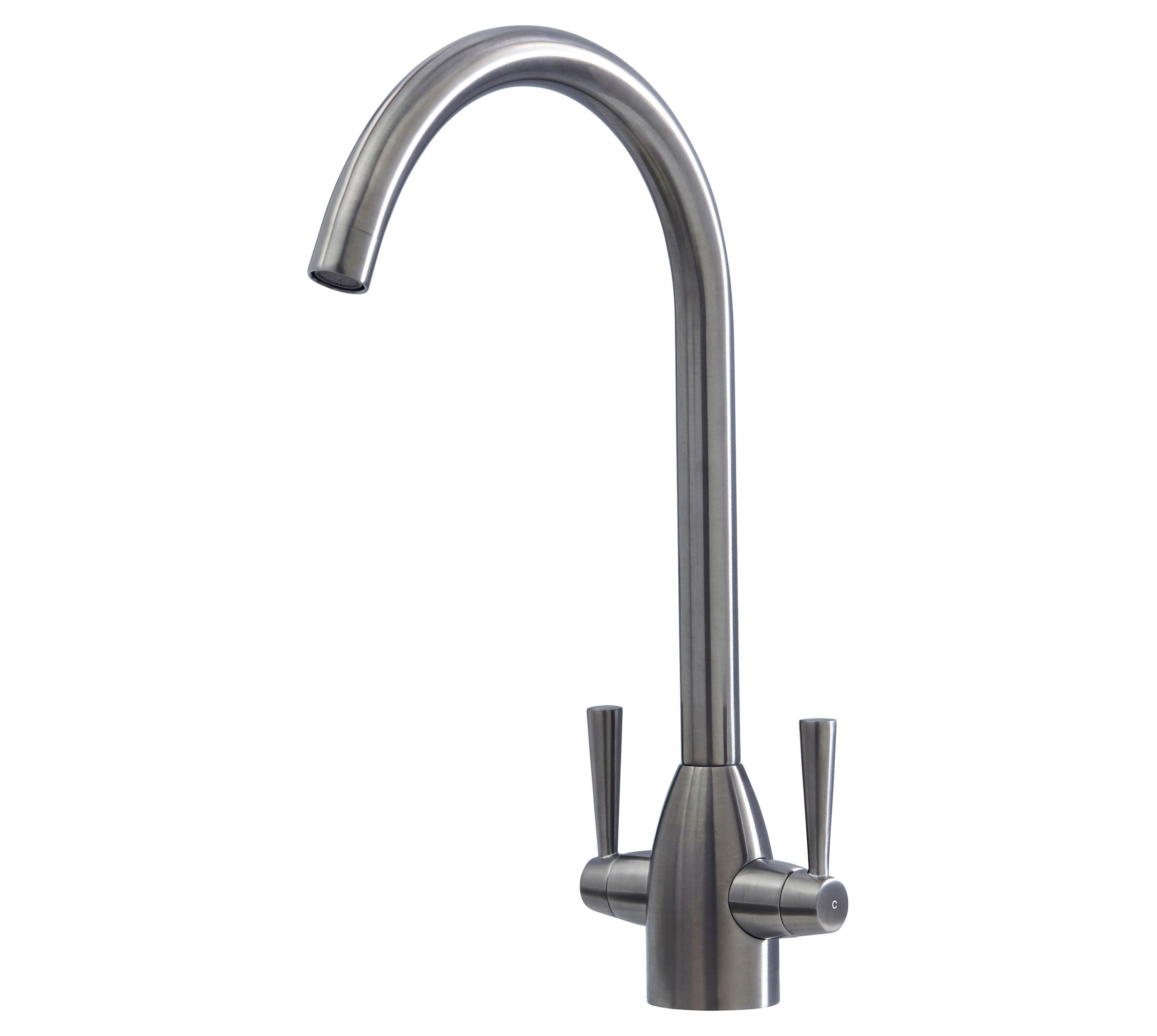 Richmond Twin Lever Mono Bloc Tap - Gun Metal