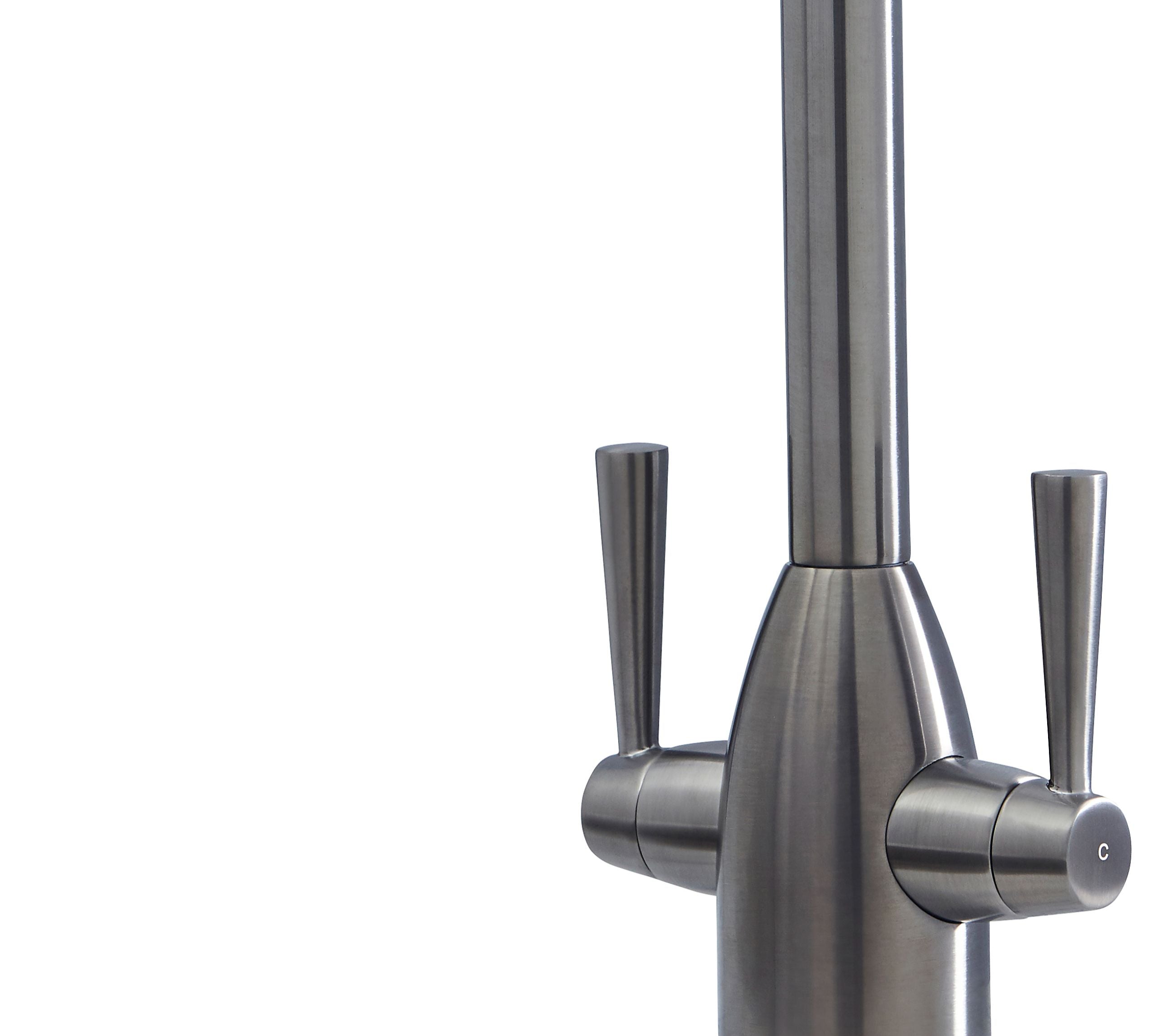 Richmond Twin Lever Mono Bloc Tap - Gun Metal