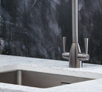 Richmond Twin Lever Mono Bloc Tap - Gun Metal