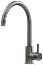 Elera Single Lever Swan Neck Mono Bloc Tap - Gun Metal