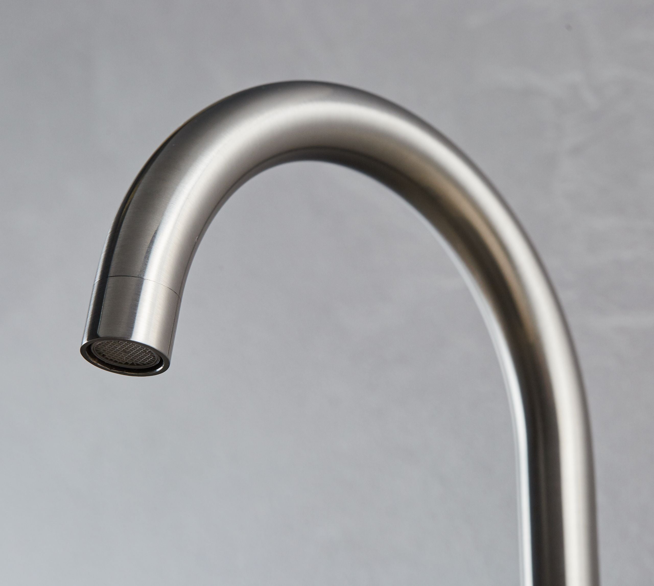 Elera Single Lever Swan Neck Mono Bloc Tap - Gun Metal