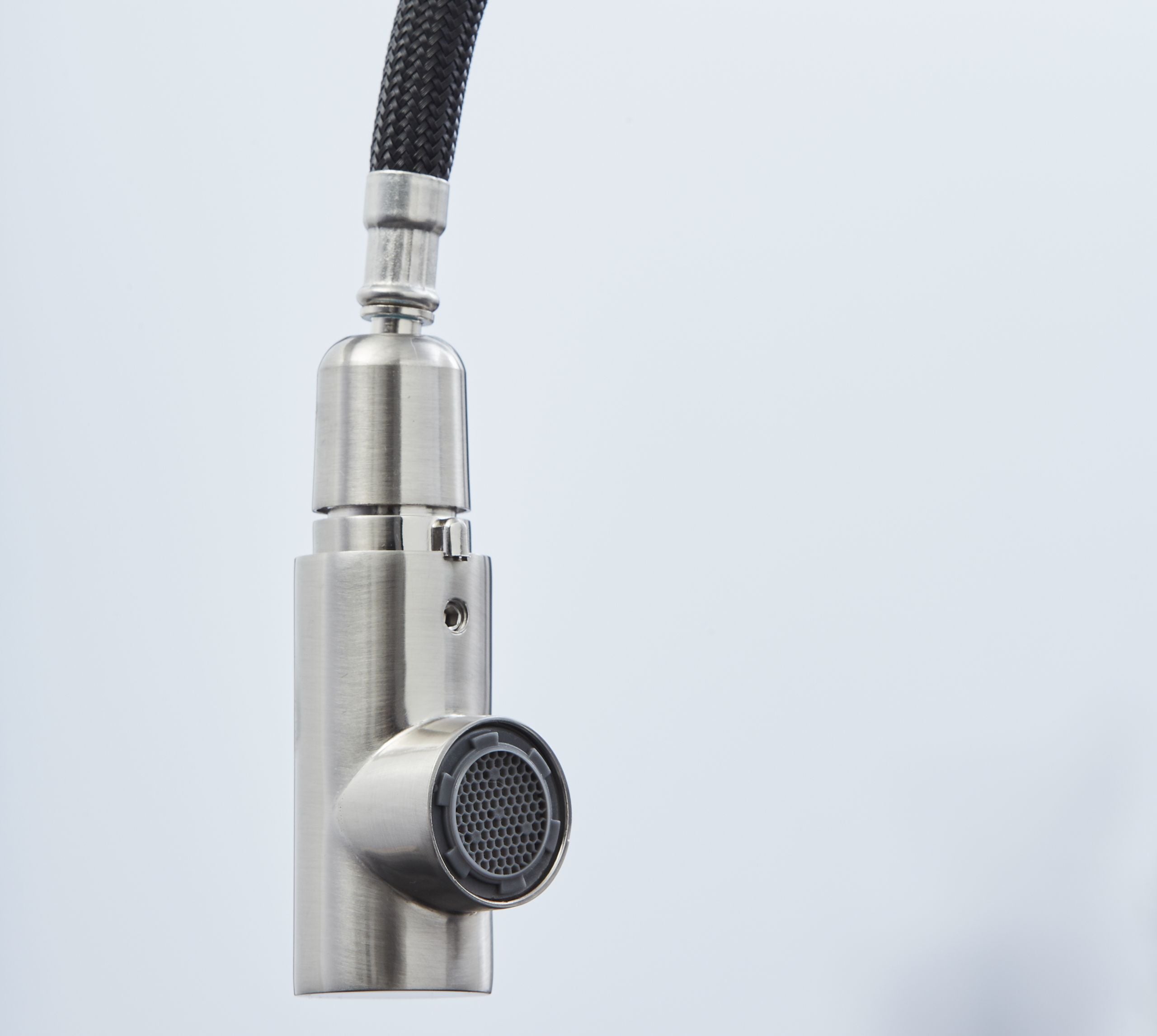 Ingleton L Shaped Single Lever Handle Pull Out - Brushed Nickel