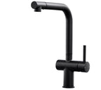 Ingleton L shaped Single Lever Handle Pull Out - Matt Black