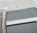 Aysgarth Mono Bloc Single Top Lever, Round Body Tap - Brushed Nickel