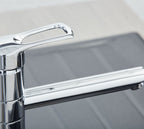 Aysgarth Mono Bloc Single Top Lever, Round Body Tap - Chrome