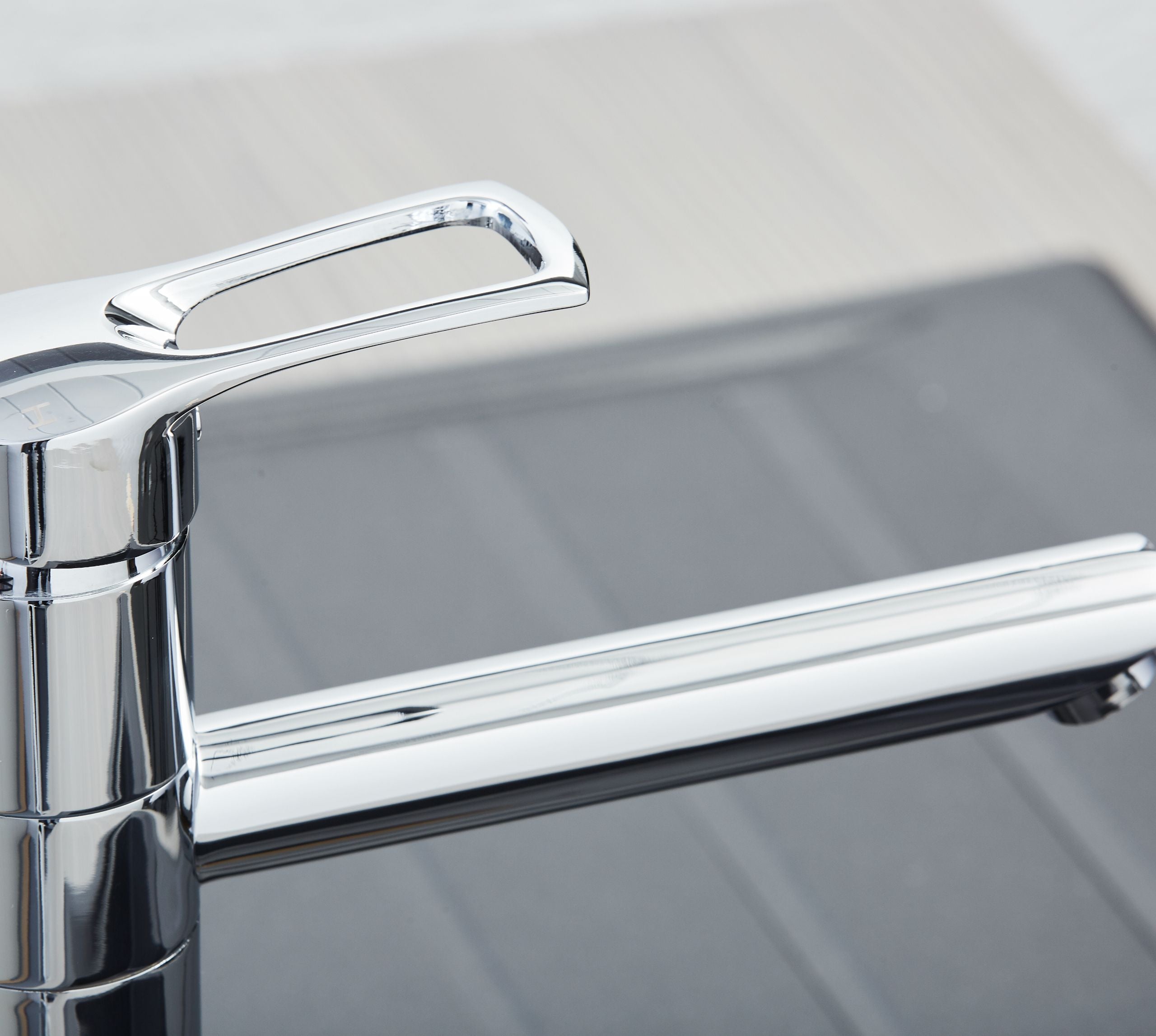 Aysgarth Mono Bloc Single Top Lever, Round Body Tap - Chrome