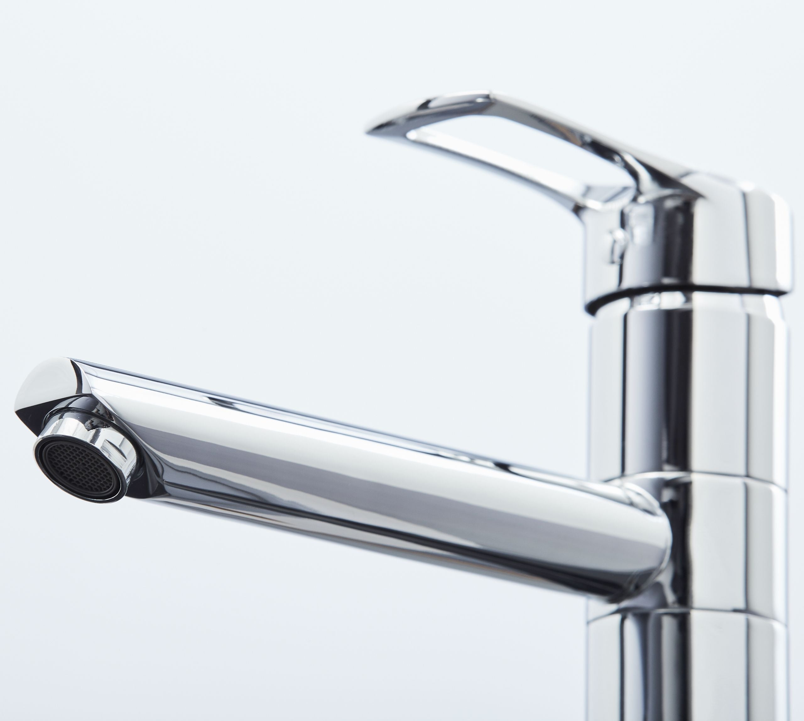 Aysgarth Mono Bloc Single Top Lever, Round Body Tap - Chrome