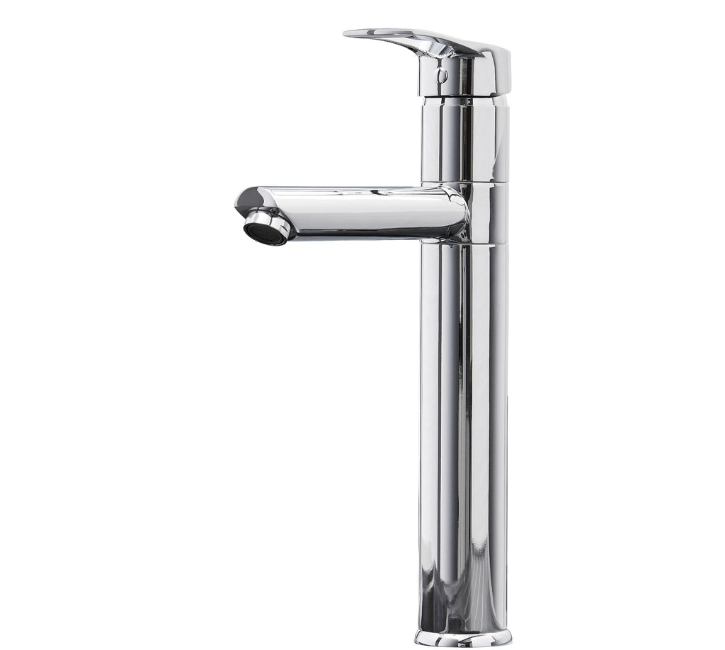 Aysgarth Mono Bloc Single Top Lever, Round Body Tap - Chrome
