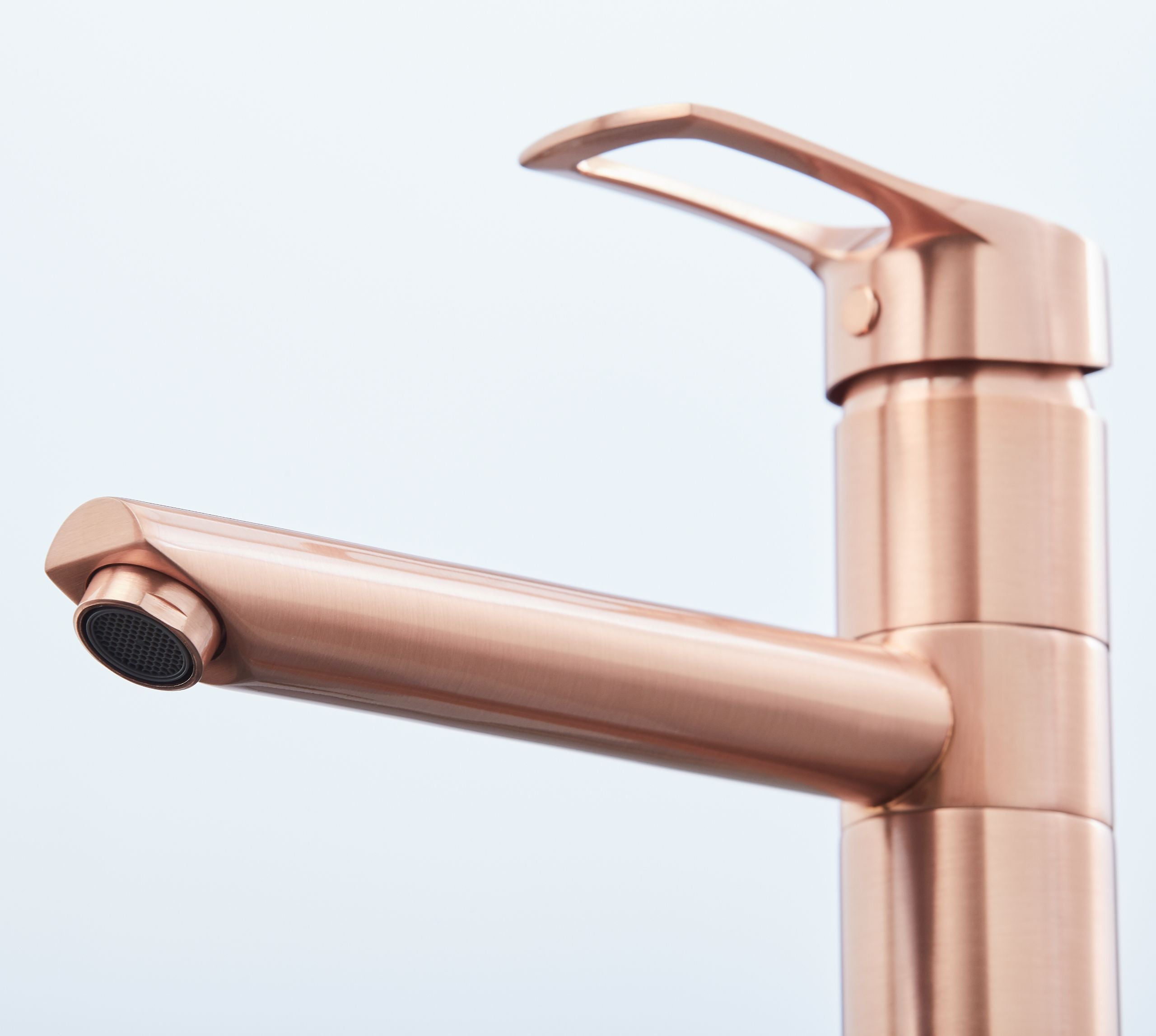 Aysgarth - Mono Bloc Single Top Lever, Round Body Tap - Copper