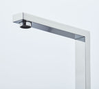 Ayton Mono Bloc Twin Flat Handle Square Spout - Chrome