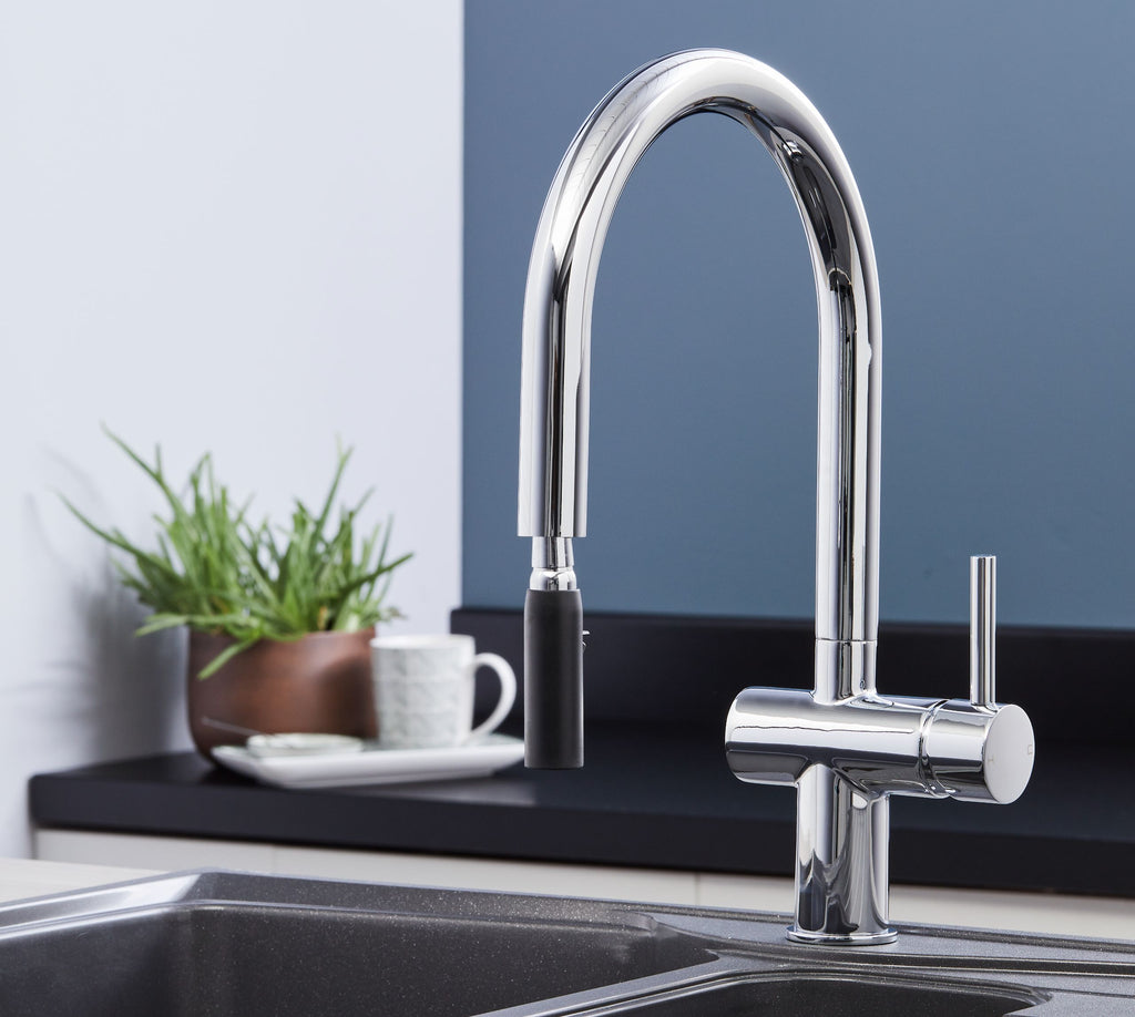 Rievaulx Pull out Tap - Chrome