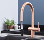 Rievaulx Pull Out Tap - Copper