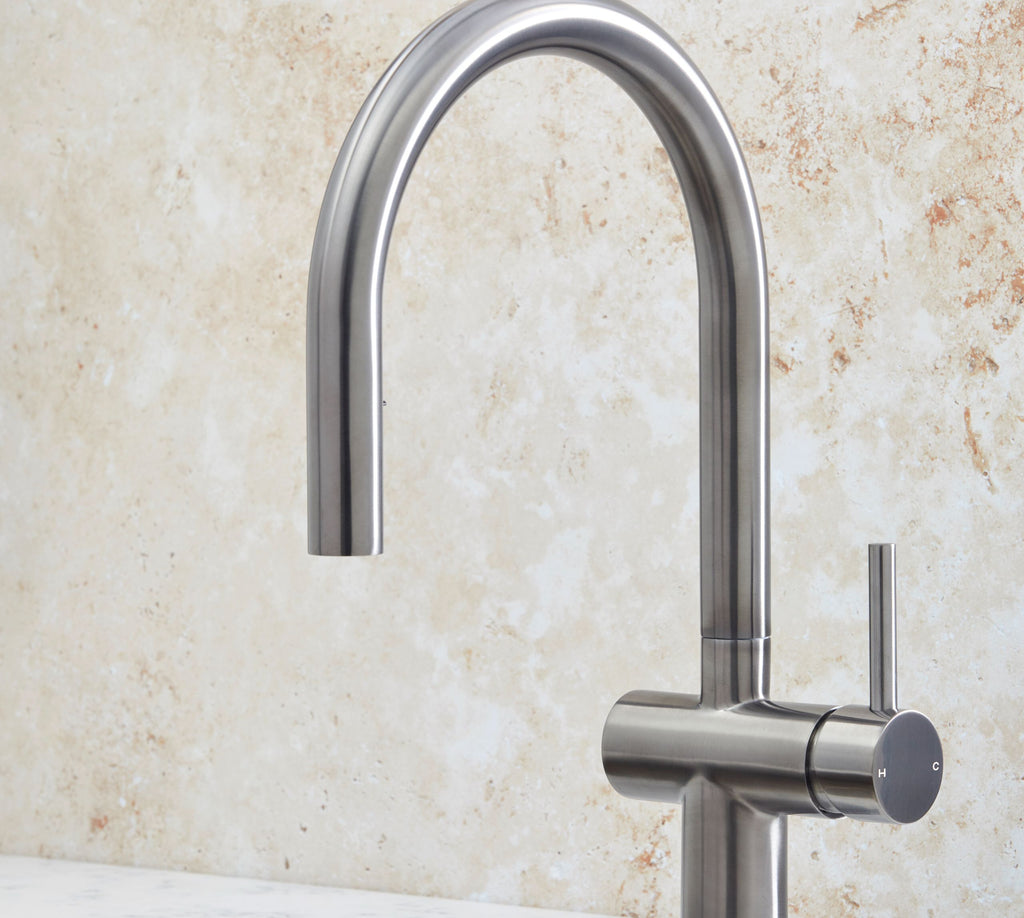 Rievaulx Pull Out Tap - Gun Metal
