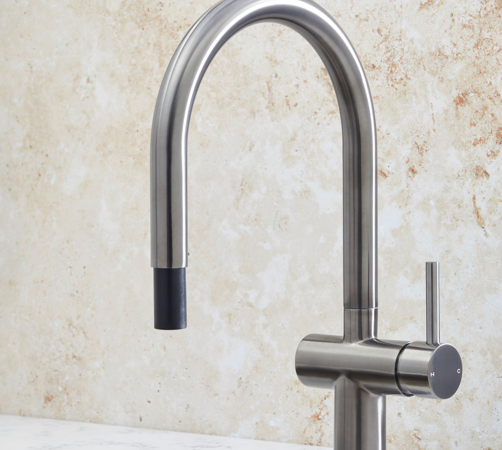 Rievaulx Pull Out Tap - Gun Metal