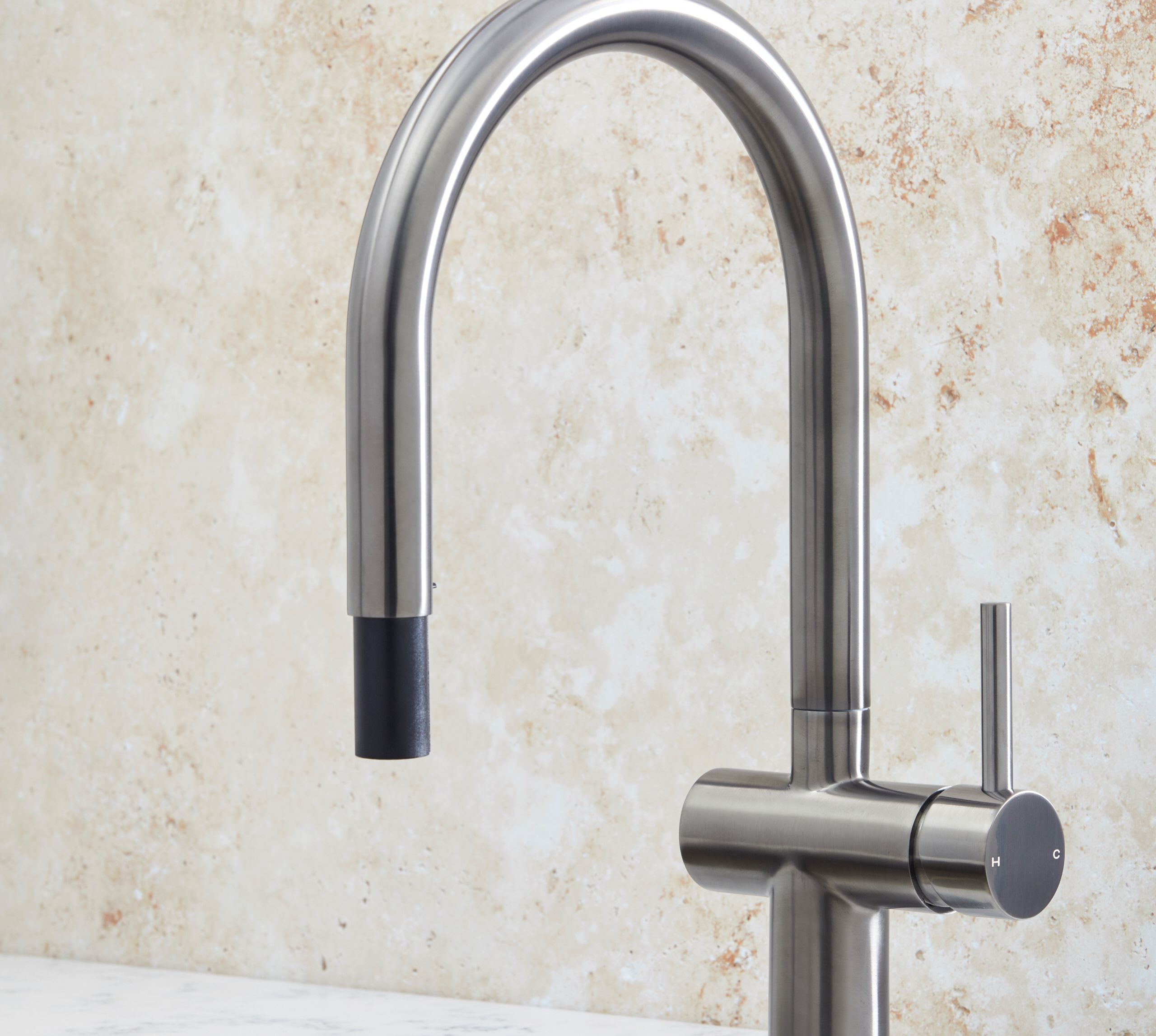 Rievaulx Pull Out Tap - Gun Metal