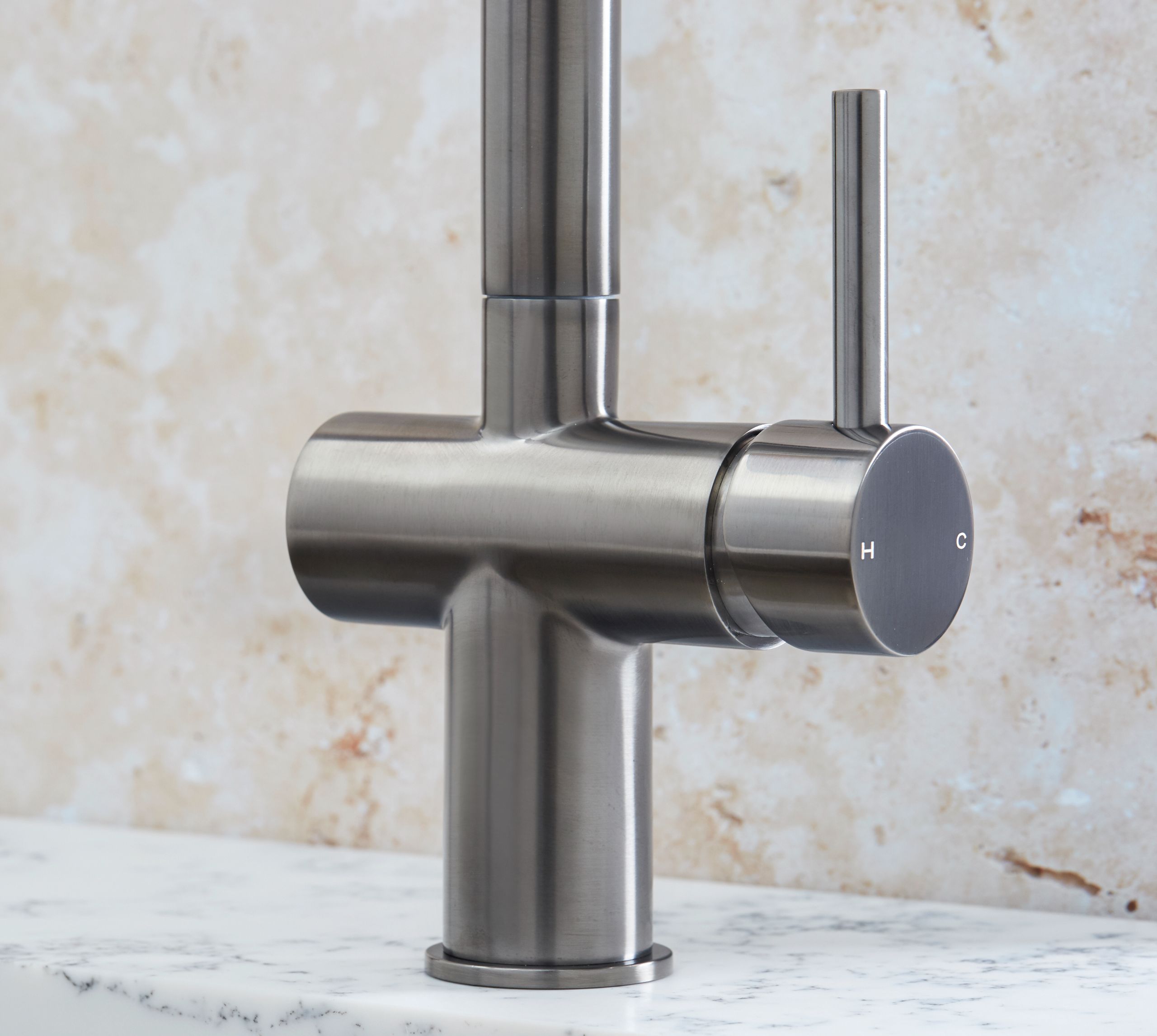 Rievaulx Pull Out Tap - Gun Metal
