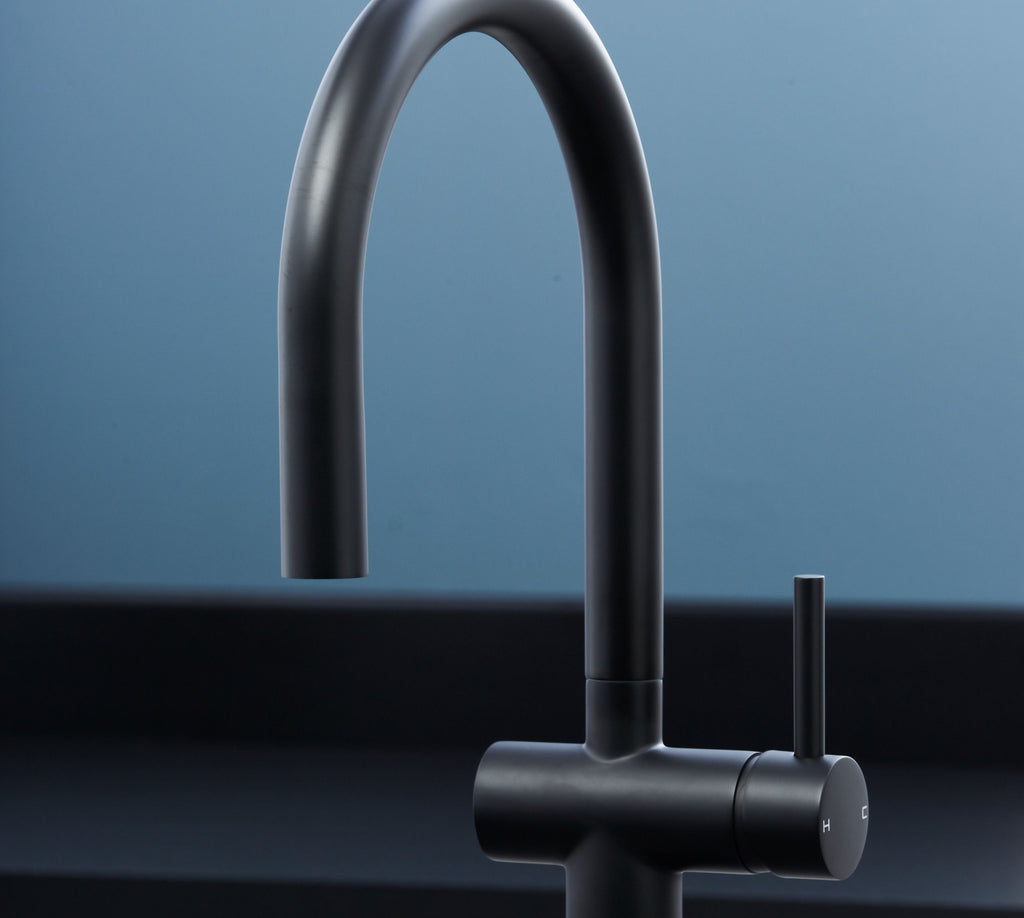 Rievaulx Pull Out Tap - Matt Black