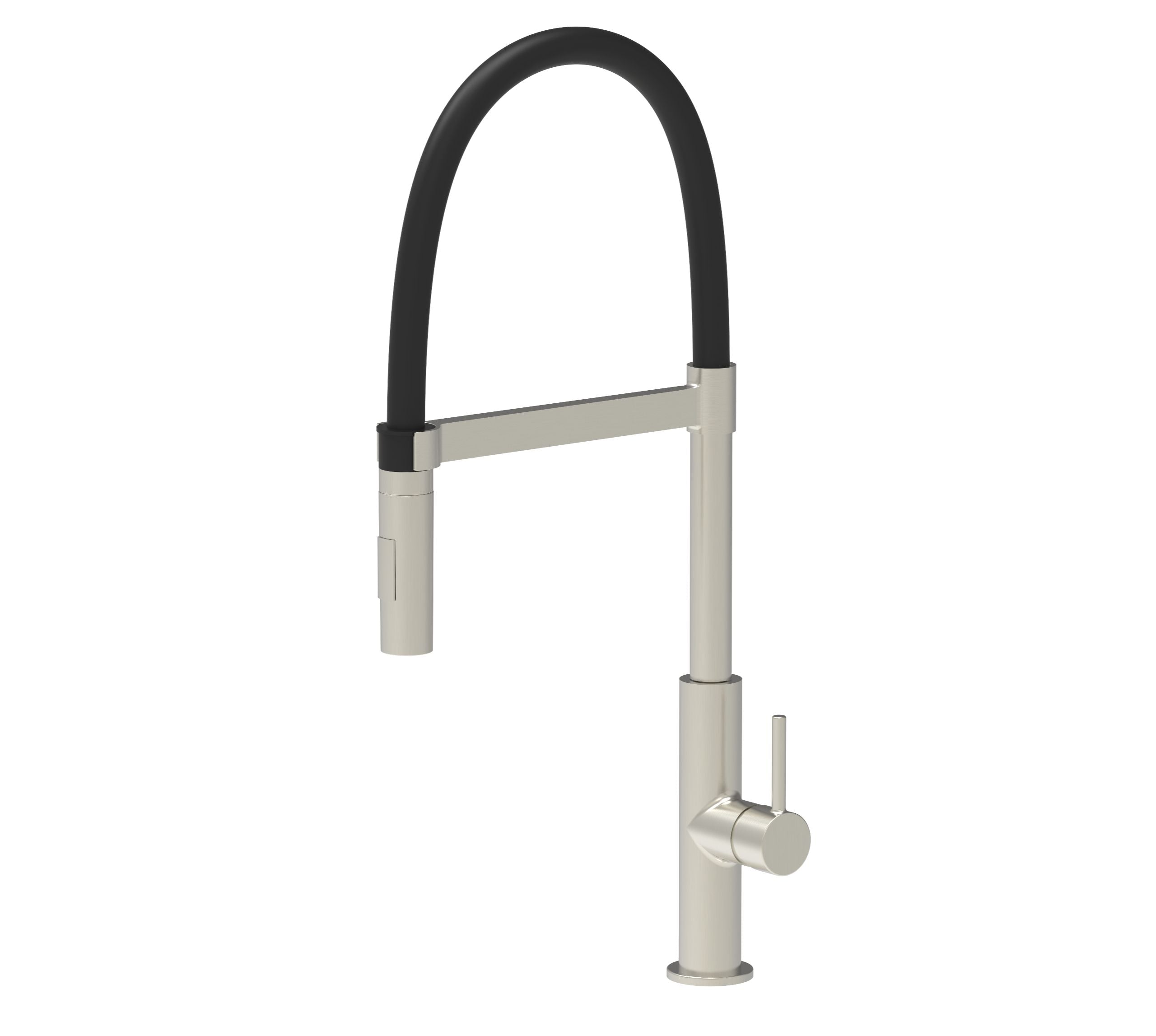 Malham Flexi Pull Down, Dual lever tap
- Brushed Nickel