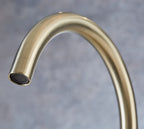 Richmond Twin Lever Mono Bloc Tap - Brushed Gold