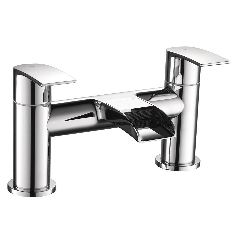 Leyburn Bath Filler - Waterfall Style in Chrome