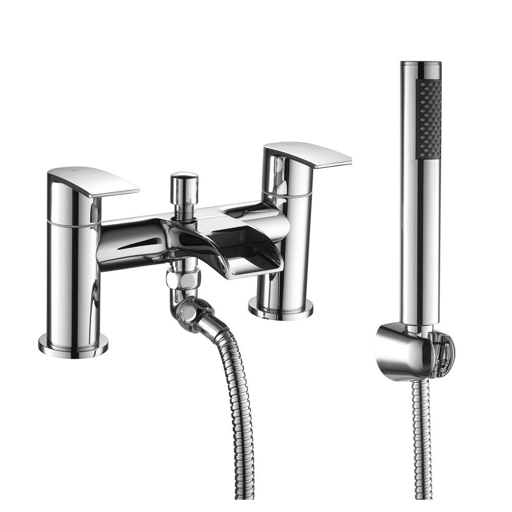 Leyburn Bath Shower Mixer - Water Fall Style Chrome