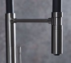 Malham Flexi Pull Down, Dual lever tap- Gun Metal