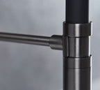 Malham Flexi Pull Down, Dual lever tap- Gun Metal