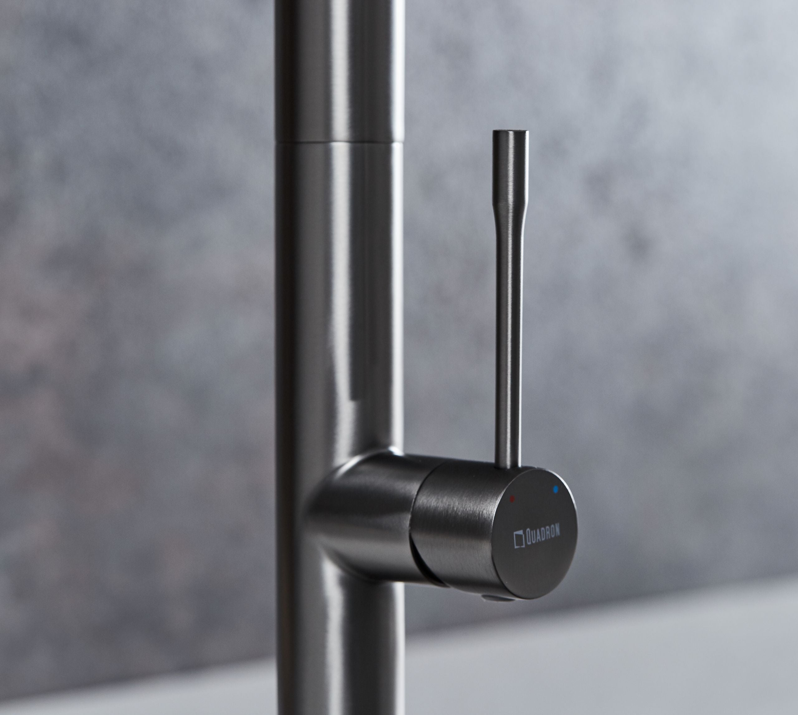 Malham Flexi Pull Down, Dual lever tap- Gun Metal