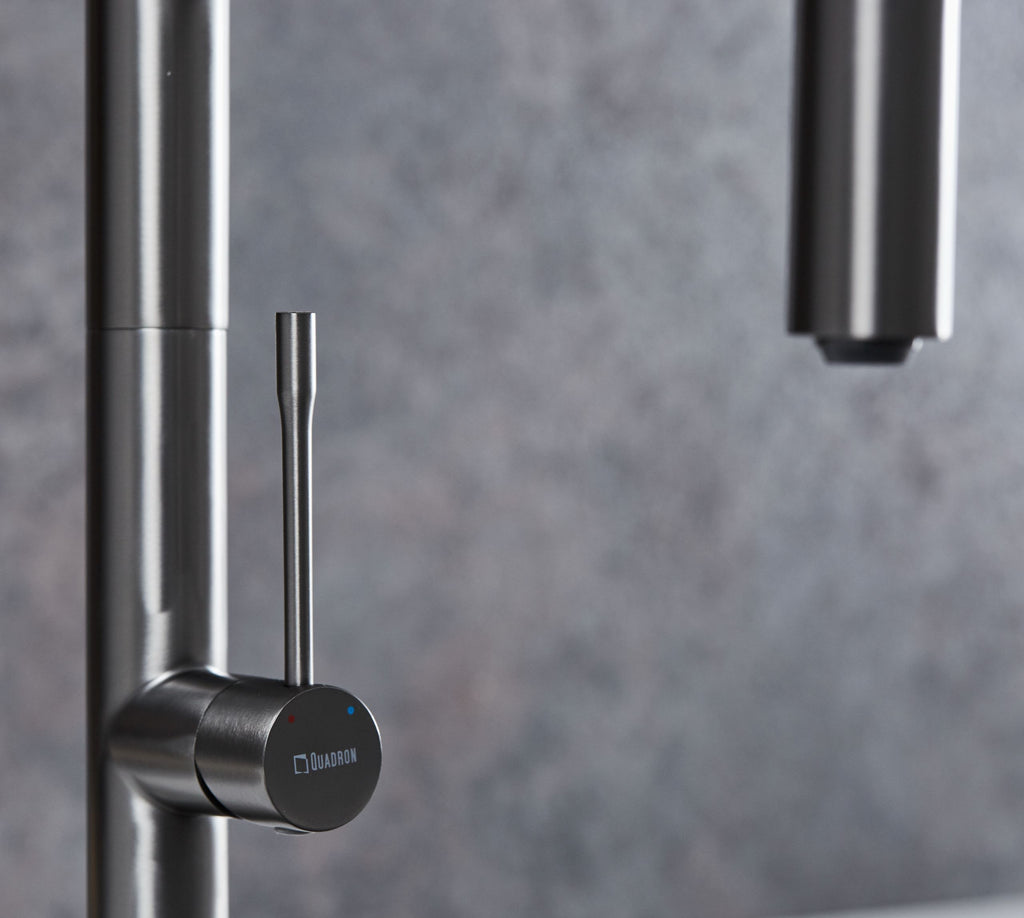 Malham Flexi Pull Down, Dual lever tap- Gun Metal